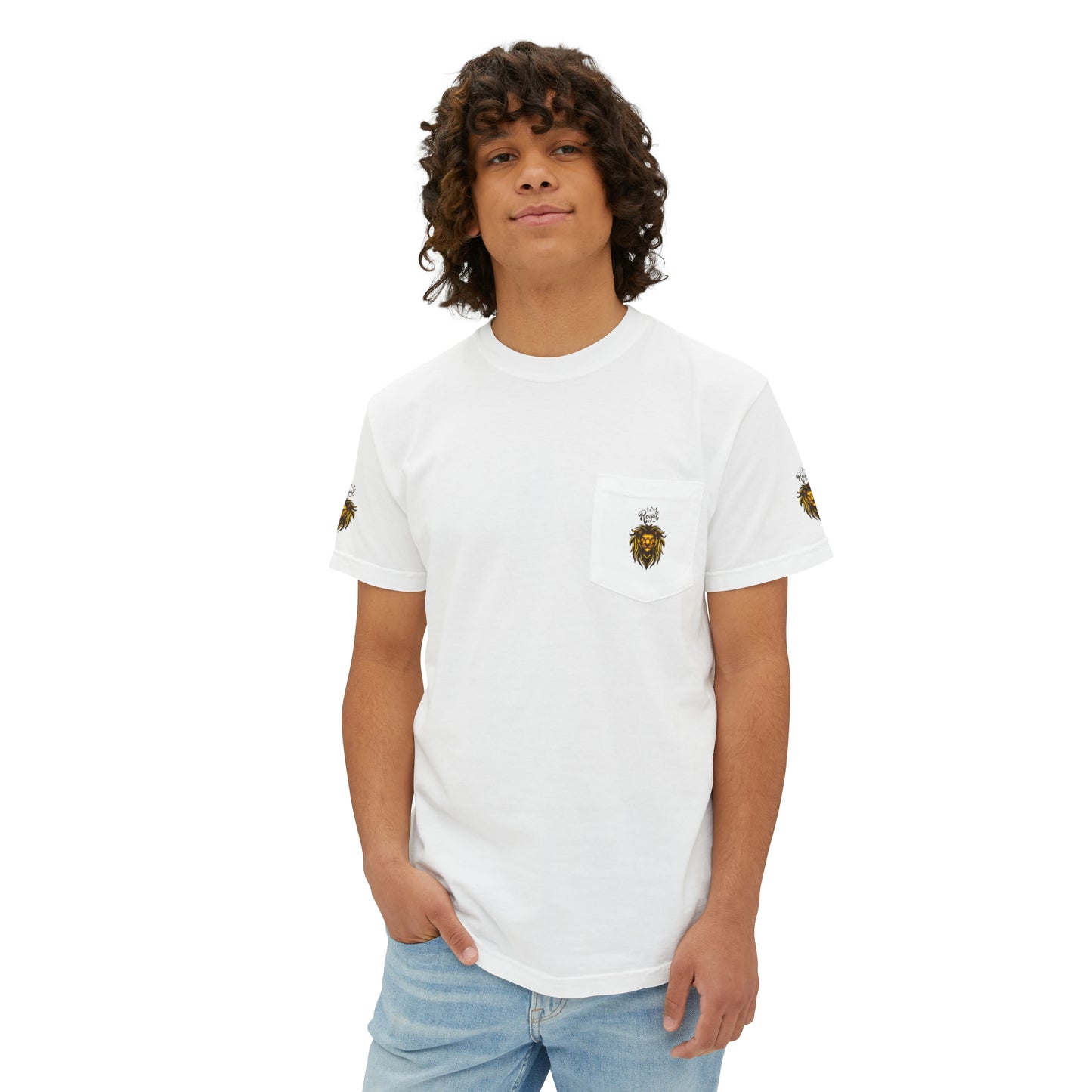 Royal Lion - Garment-Dyed Pocket T-Shirt - Sober Symphony®