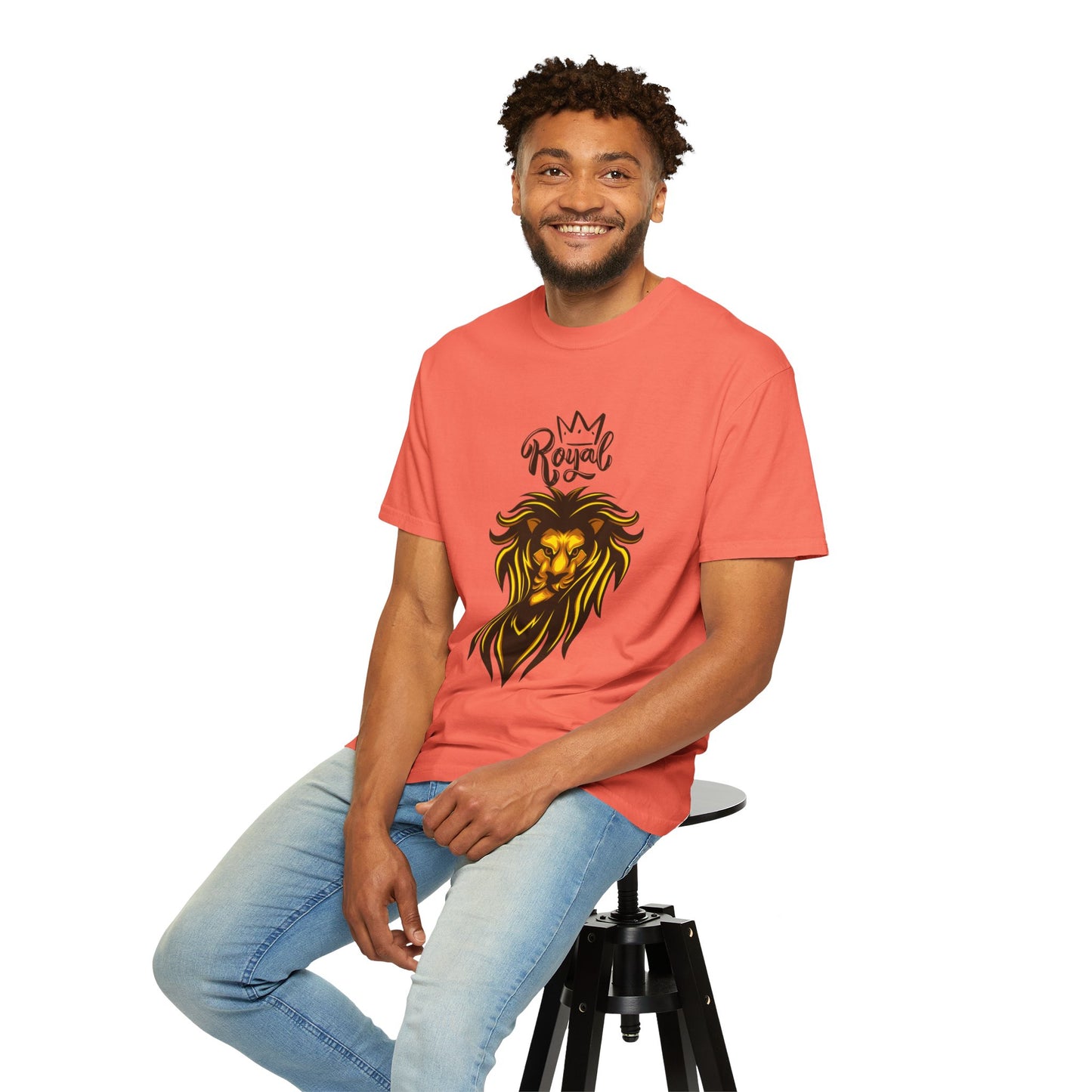 Royal Lion - Men's Garment T-shirt - Sober Symphony®