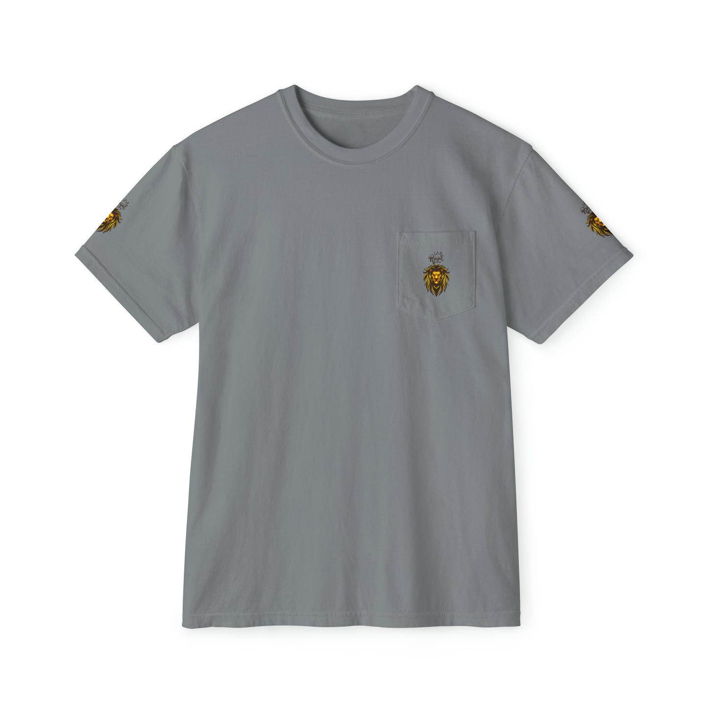 Royal Lion - Garment-Dyed Pocket T-Shirt - Sober Symphony®