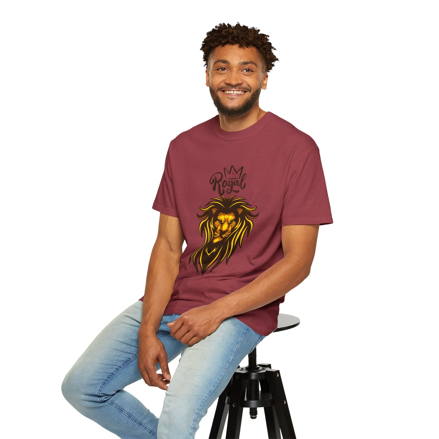 Royal Lion - Men's Garment T-shirt - Sober Symphony®