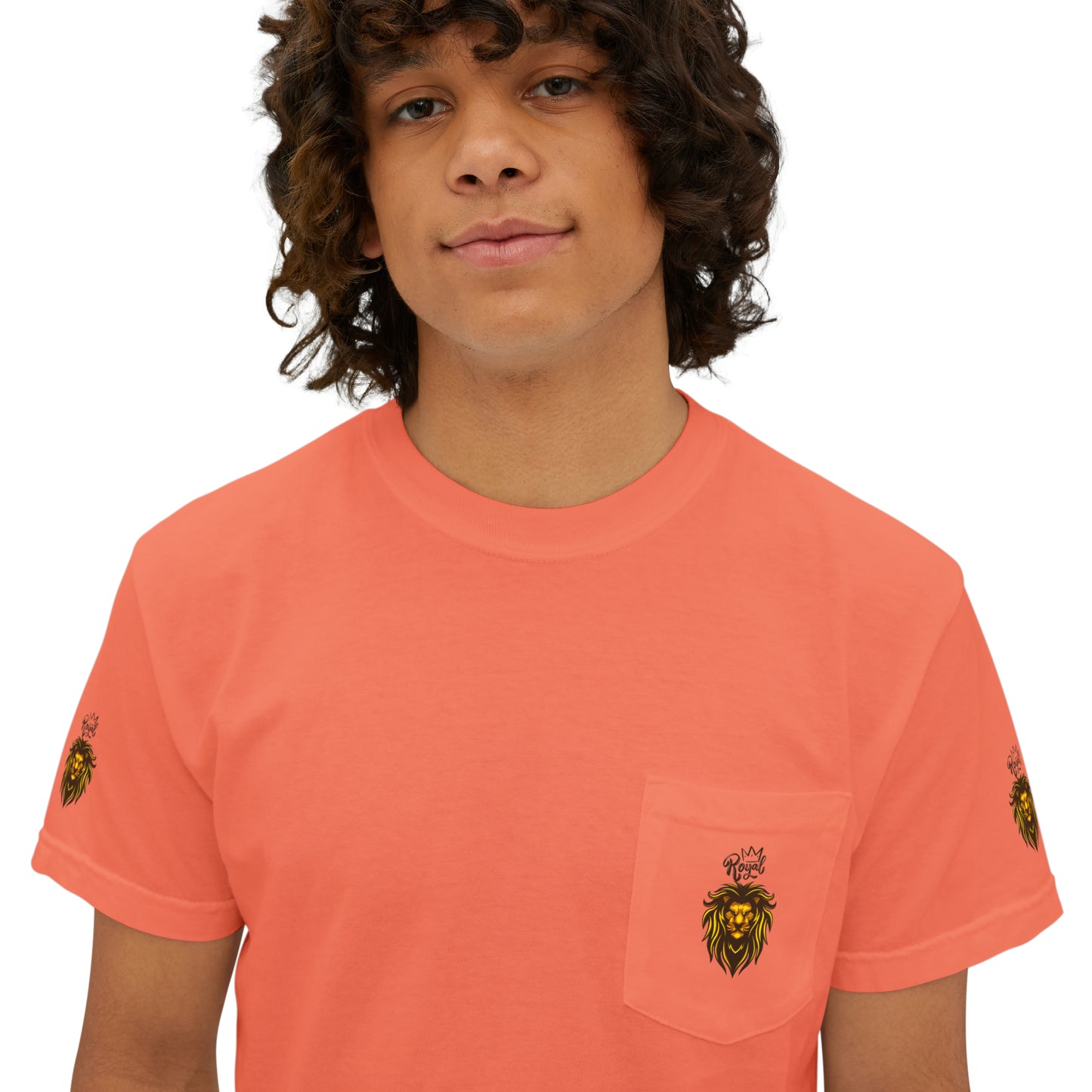 Royal Lion - Garment-Dyed Pocket T-Shirt - Sober Symphony®