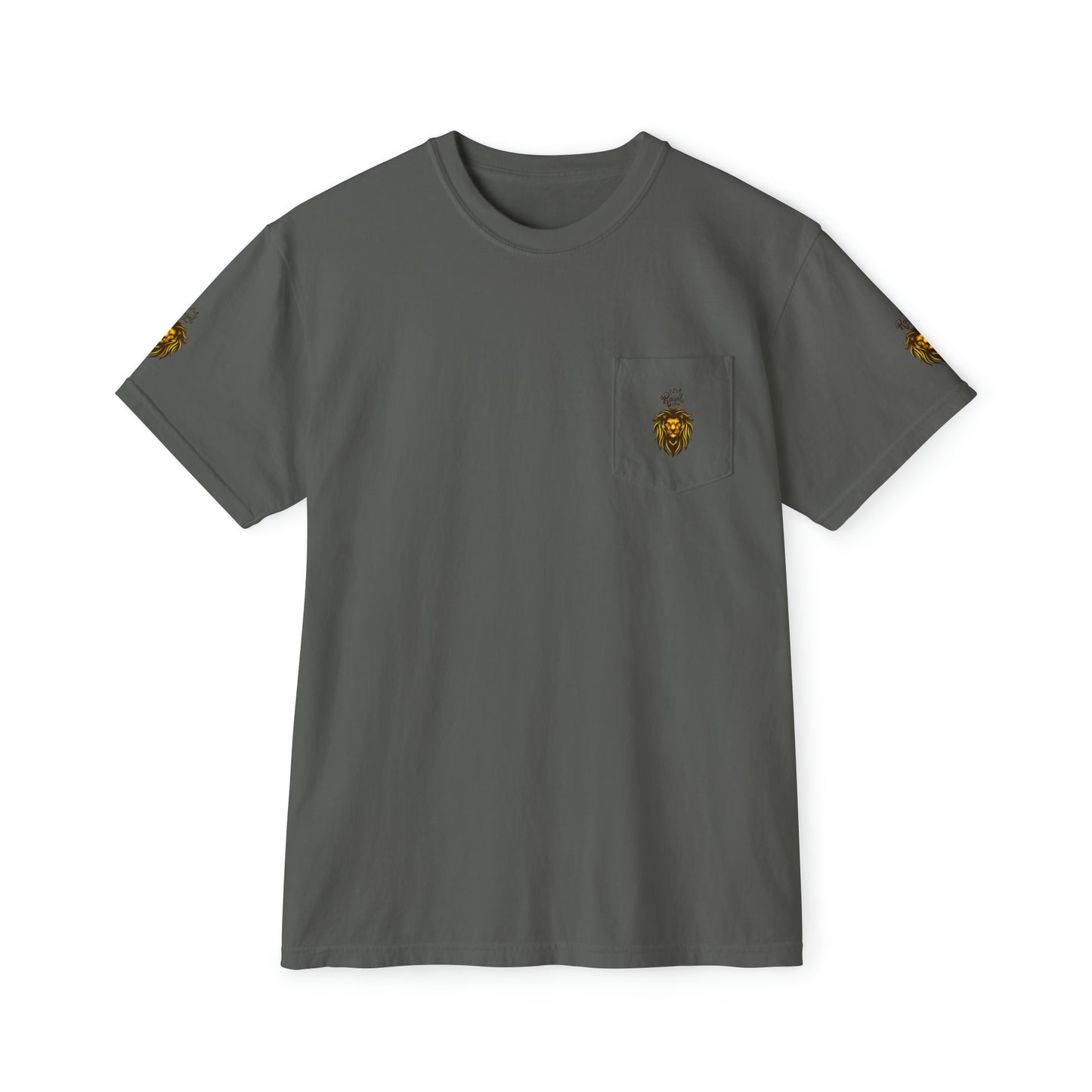 Royal Lion - Garment-Dyed Pocket T-Shirt - Sober Symphony®