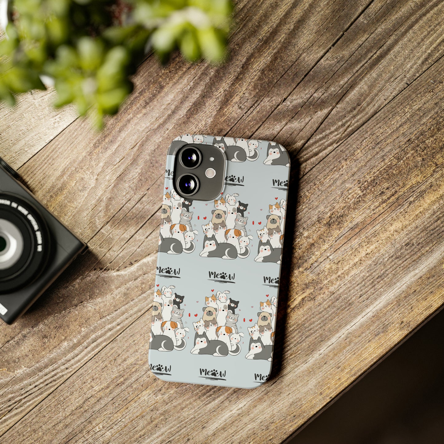 Sober Symphony - MEOW - Slim Phone Cases