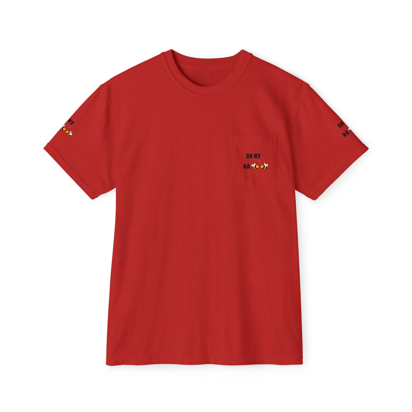 Oh My Ha - Garment-Dyed Pocket T-Shirt - Sober Symphony®