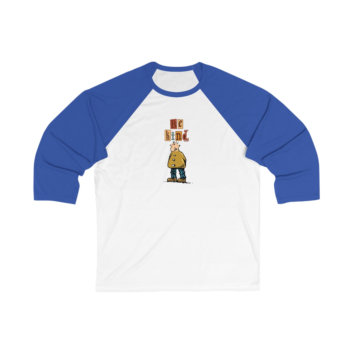 Men's Be Kind - Sleeve Baseball Tee