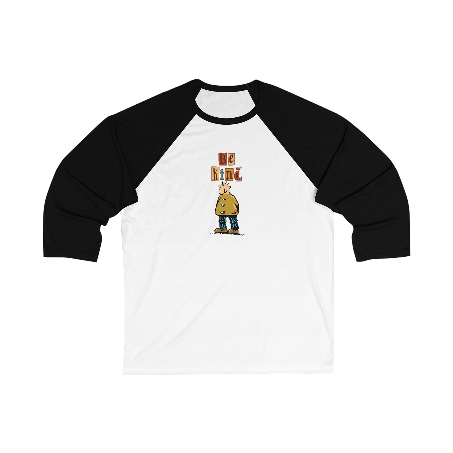 Men's Be Kind - Sleeve Baseball Tee