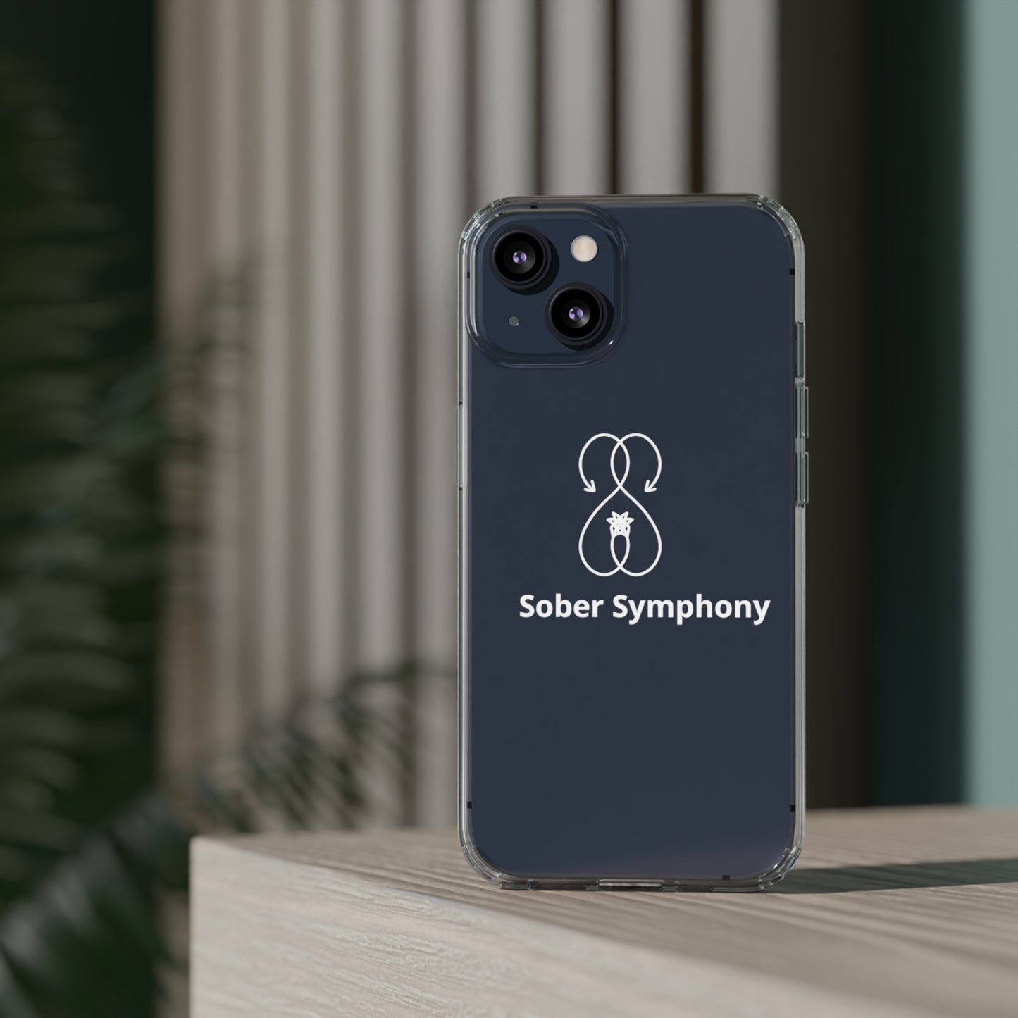 Sober Symphony Logo Clear Cases