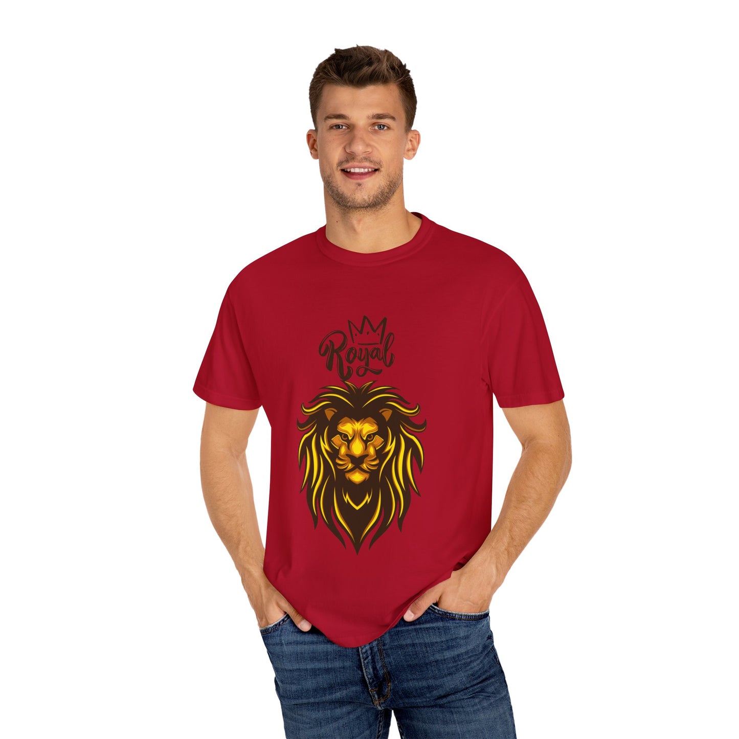 Royal Lion - Men's Garment T-shirt - Sober Symphony®