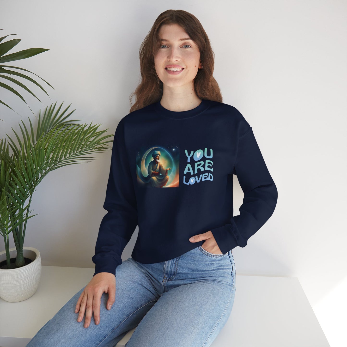 Sober Symphony® - You are Loved - Women Heavy Blend™ Crewneck Sweatshirt