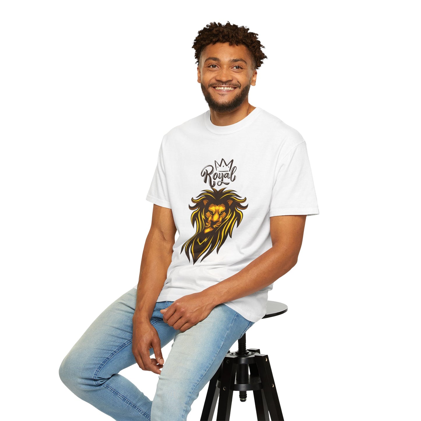 Royal Lion - Men's Garment T-shirt - Sober Symphony®