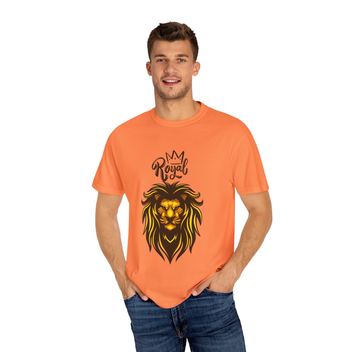 Royal Lion - Men's Garment T-shirt - Sober Symphony®