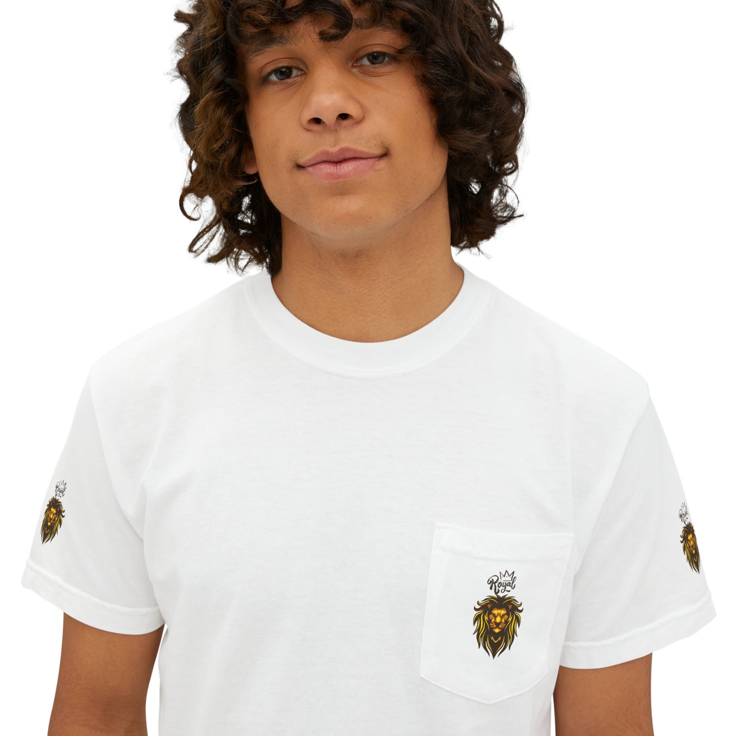 Royal Lion - Garment-Dyed Pocket T-Shirt - Sober Symphony®