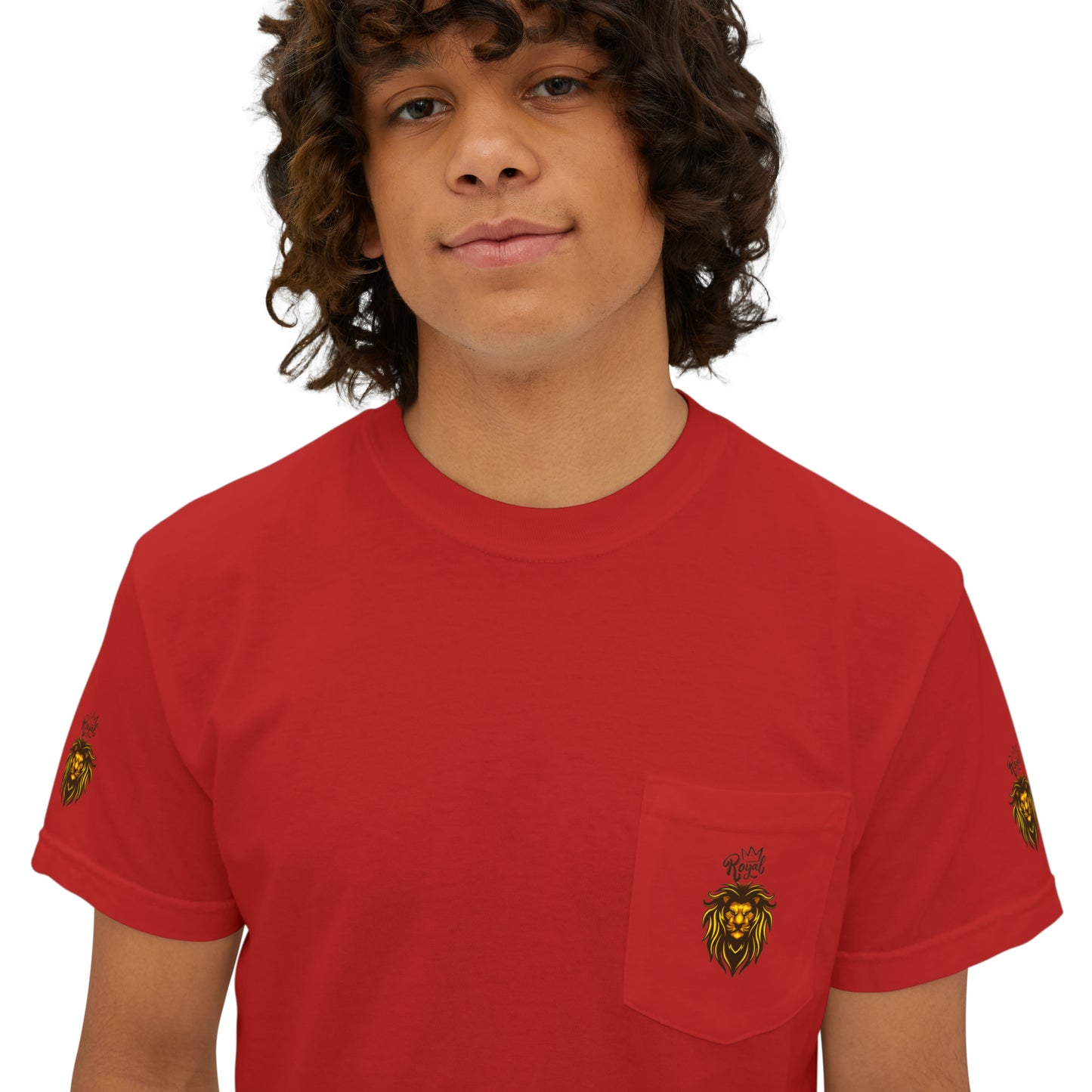 Royal Lion - Garment-Dyed Pocket T-Shirt - Sober Symphony®