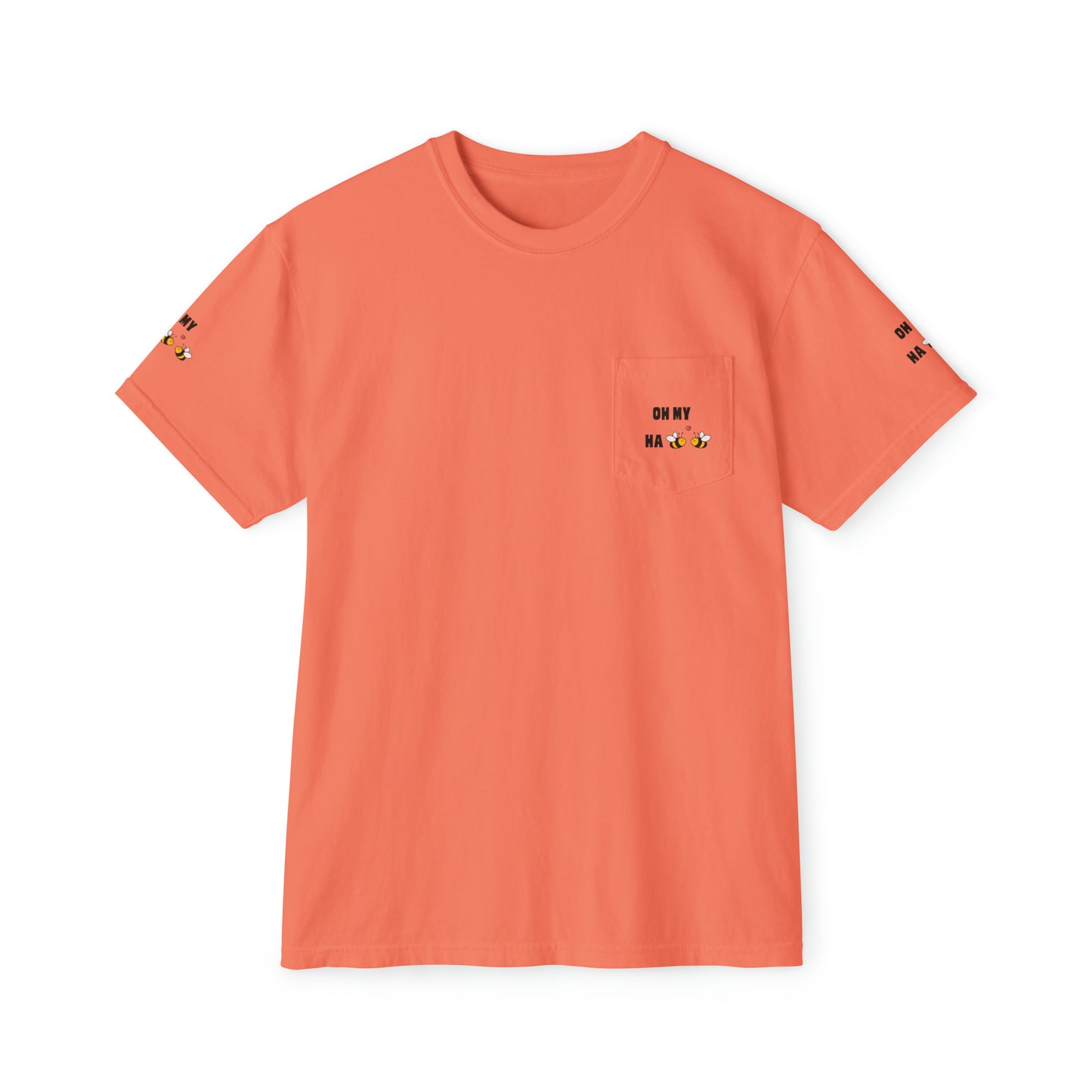Oh My Ha - Garment-Dyed Pocket T-Shirt - Sober Symphony®