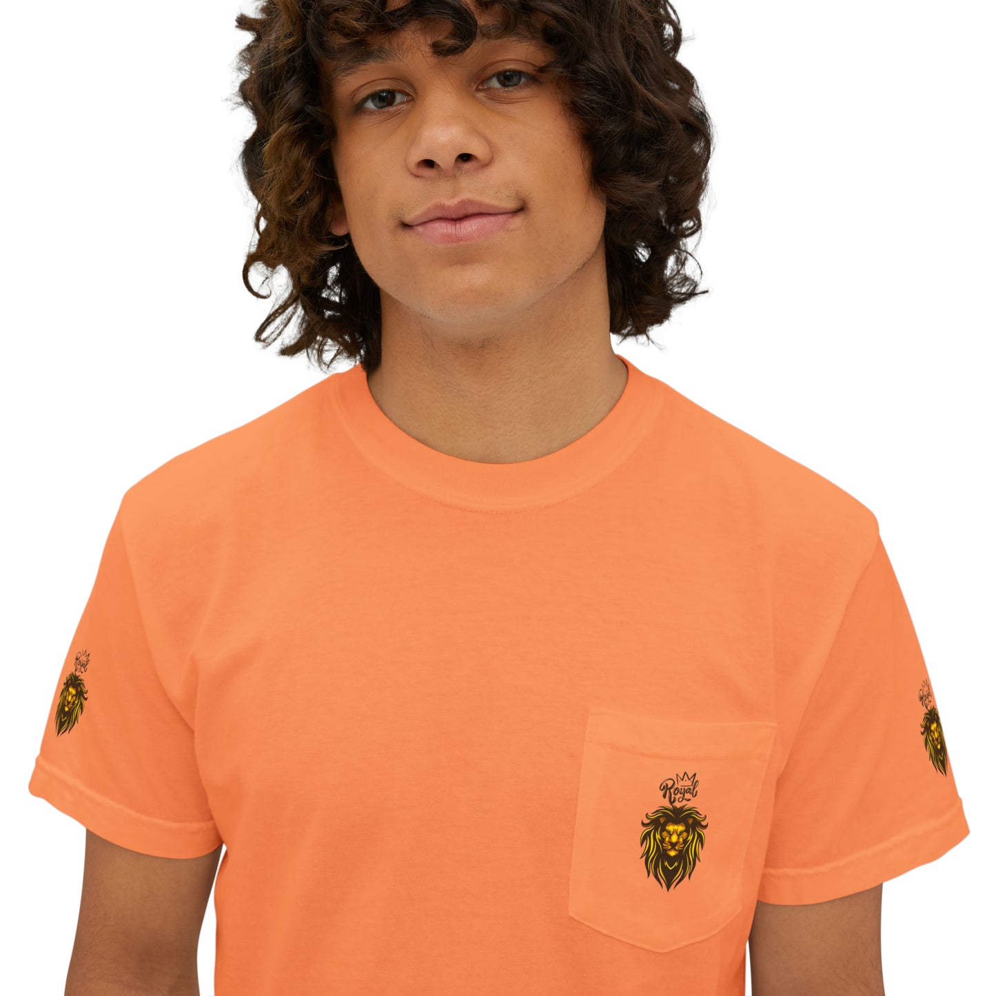 Royal Lion - Garment-Dyed Pocket T-Shirt - Sober Symphony®