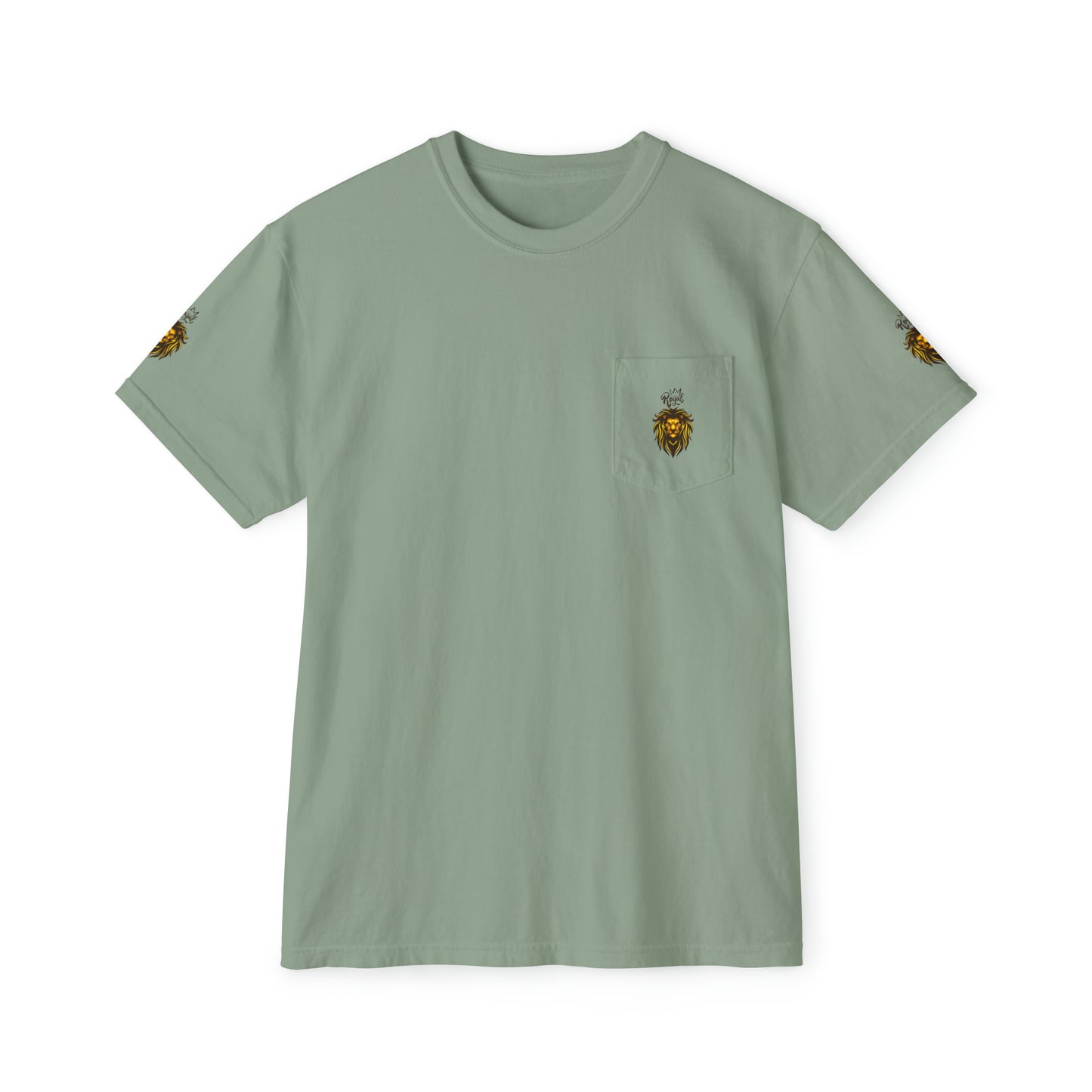 Royal Lion - Garment-Dyed Pocket T-Shirt - Sober Symphony®