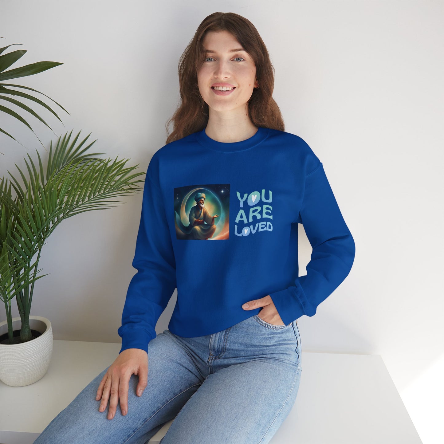Sober Symphony® - You are Loved - Women Heavy Blend™ Crewneck Sweatshirt