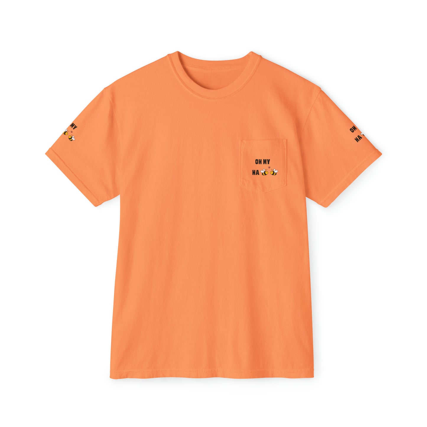 Oh My Ha - Garment-Dyed Pocket T-Shirt - Sober Symphony®