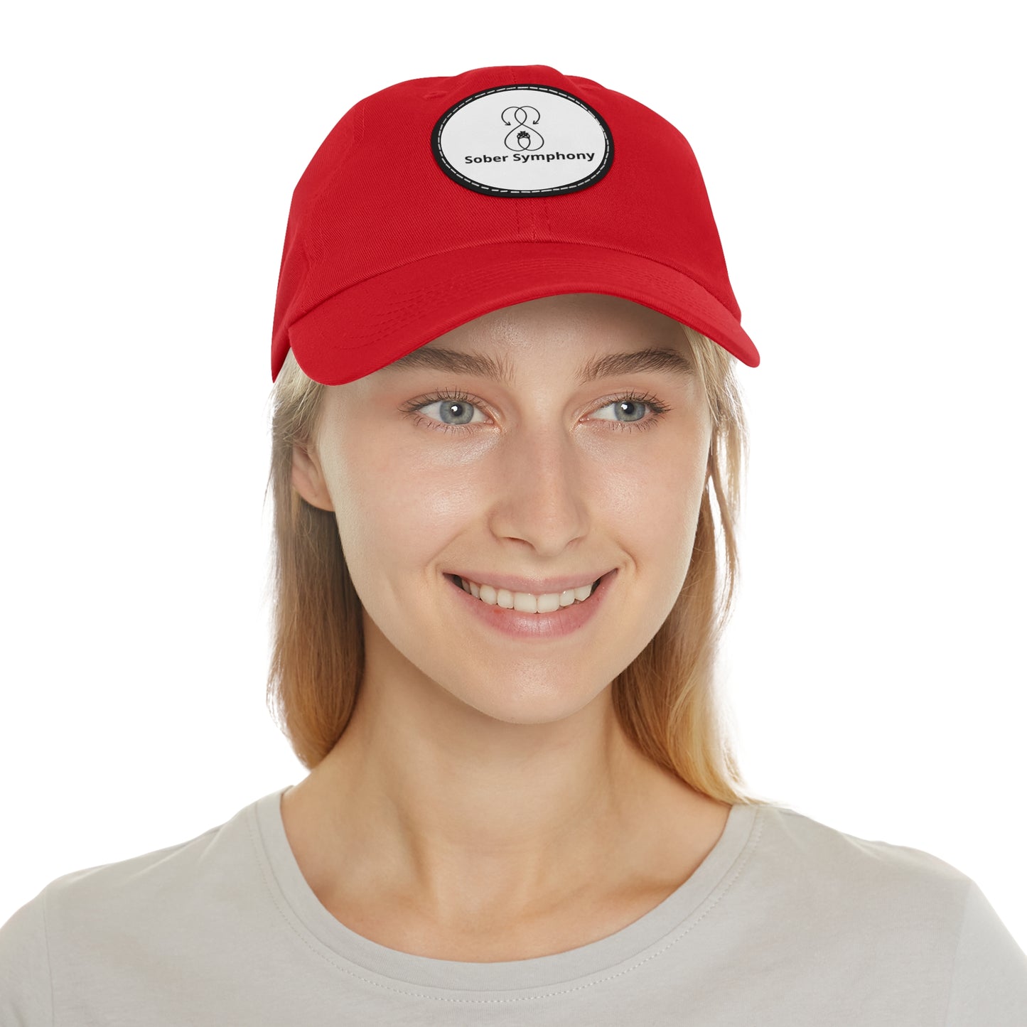 Sober Symphony® - Red Hat with Leather Patch