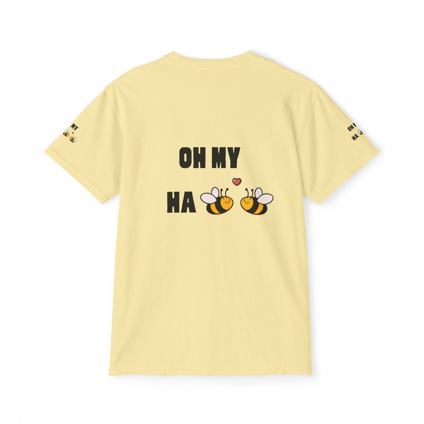 Oh My Ha - Garment-Dyed Pocket T-Shirt - Sober Symphony®