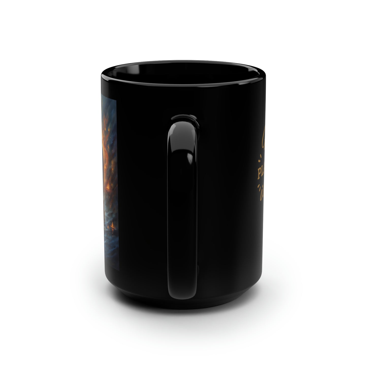 My Favorite Place In the World is Next To You - Black Mug, 15oz