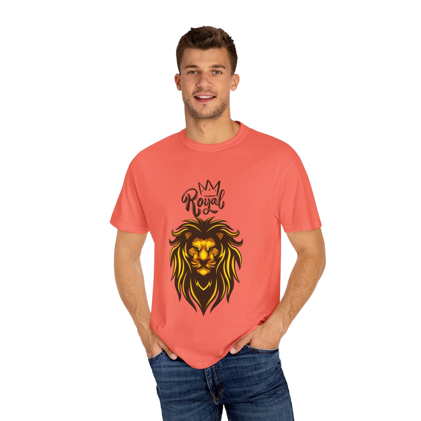 Royal Lion - Men's Garment T-shirt - Sober Symphony®