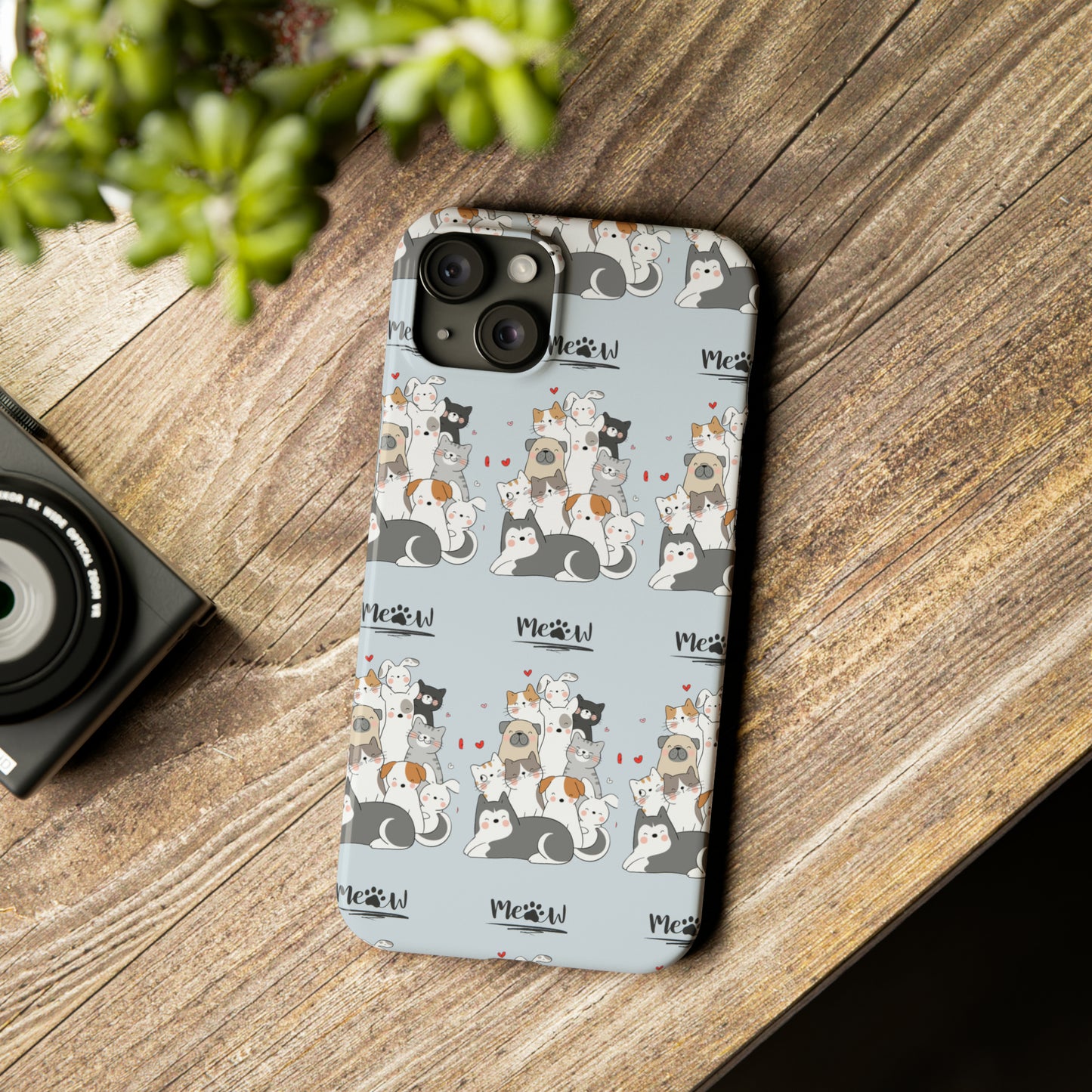 Sober Symphony - MEOW - Slim Phone Cases