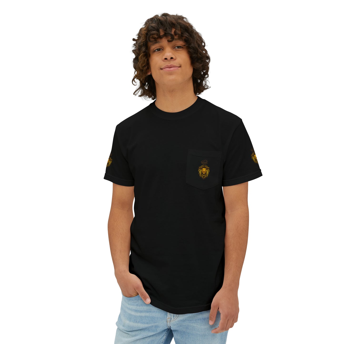 Royal Lion - Garment-Dyed Pocket T-Shirt - Sober Symphony®