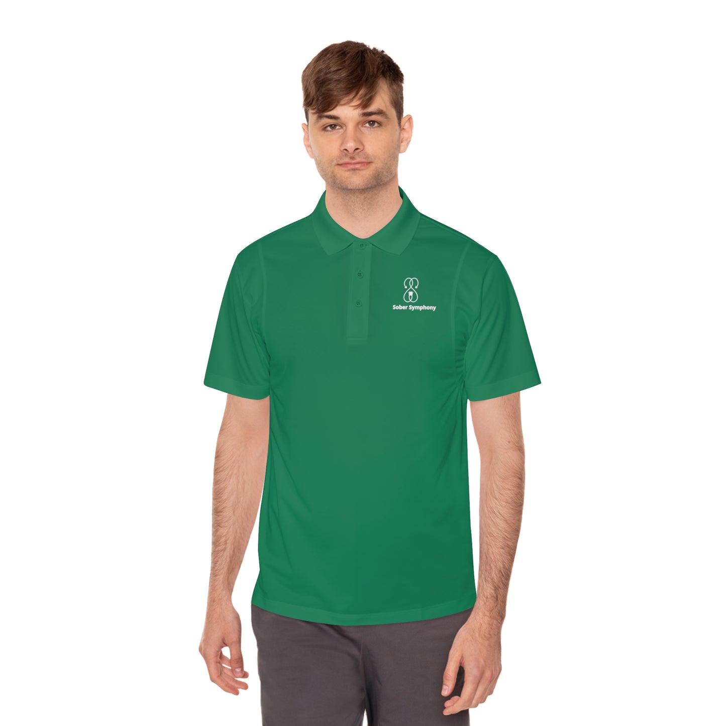 Sober Symphony - Men's Sport Polo Shirt