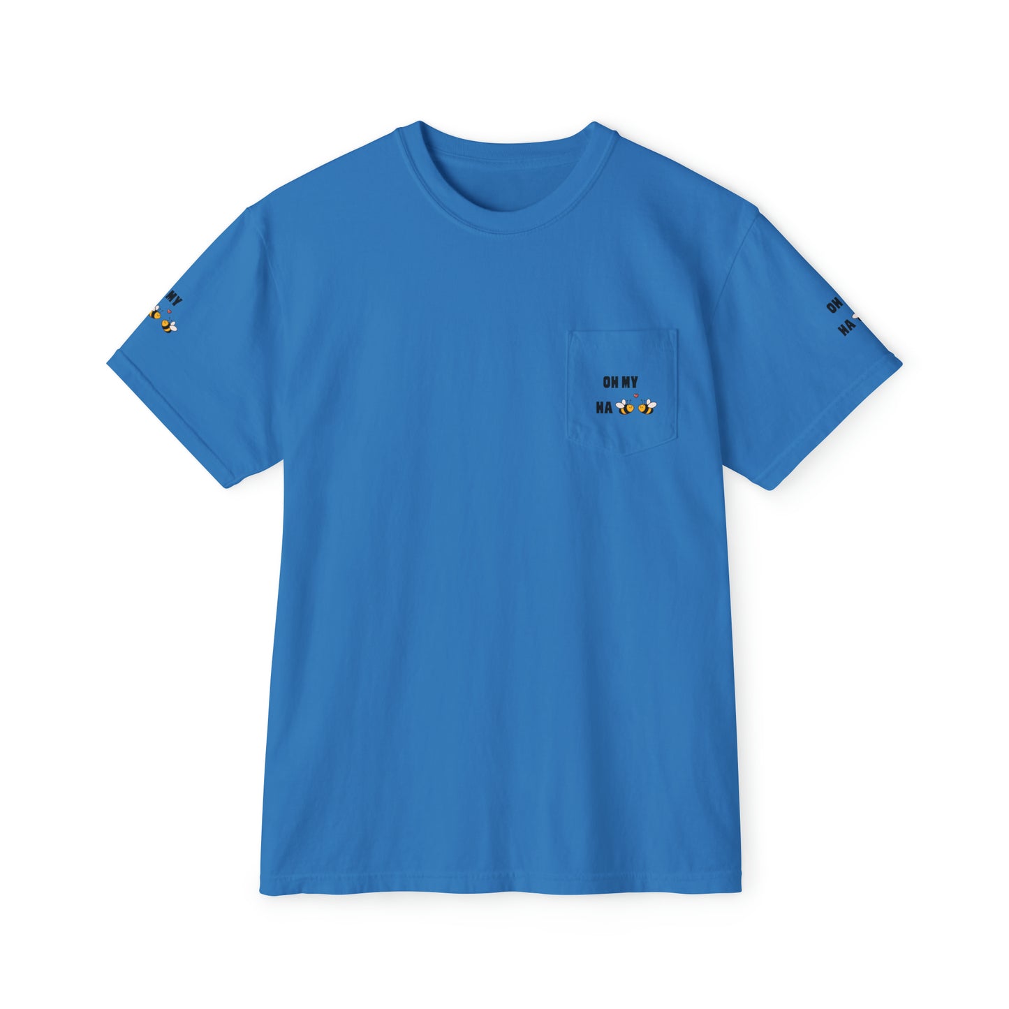 Oh My Ha - Garment-Dyed Pocket T-Shirt - Sober Symphony®
