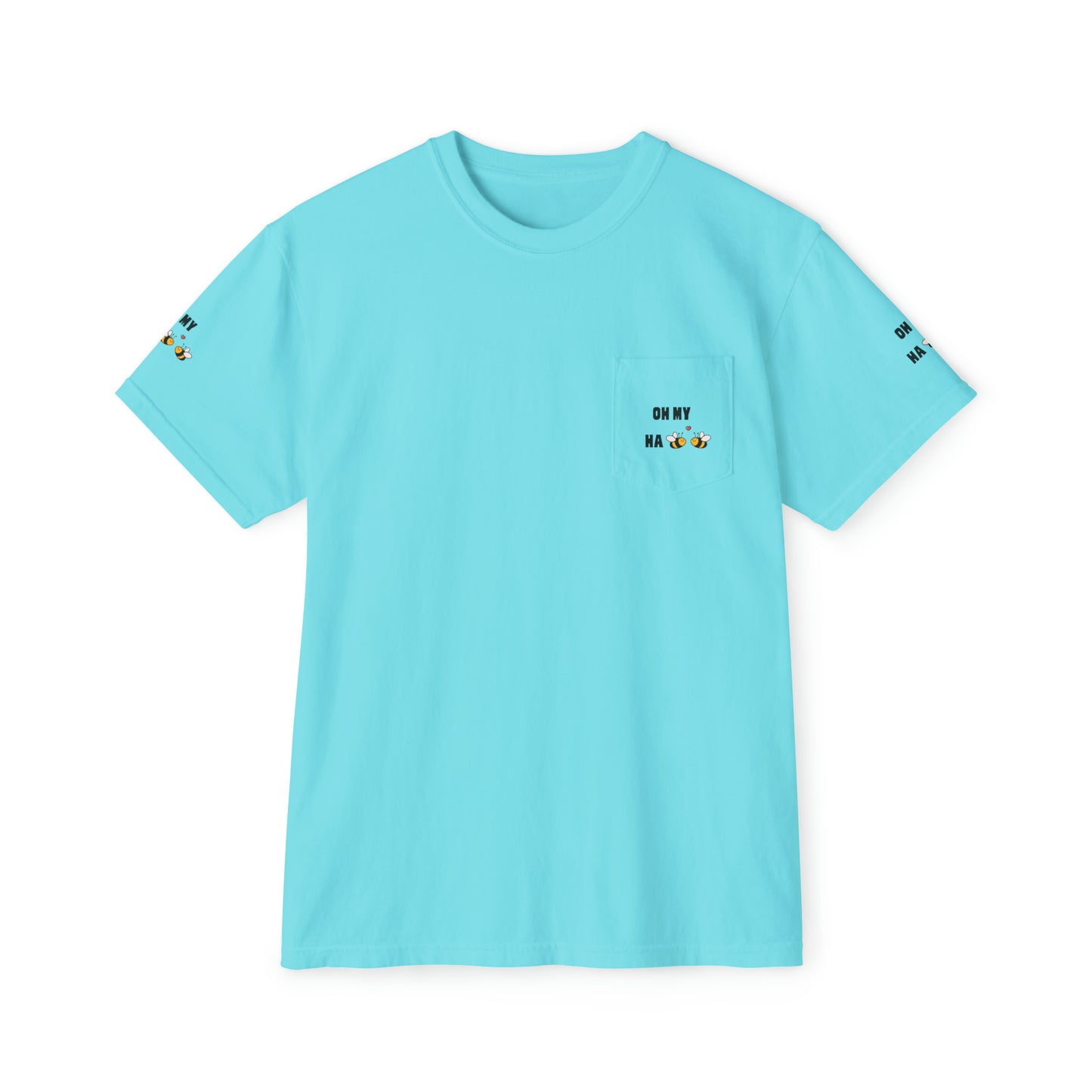 Oh My Ha - Garment-Dyed Pocket T-Shirt - Sober Symphony®