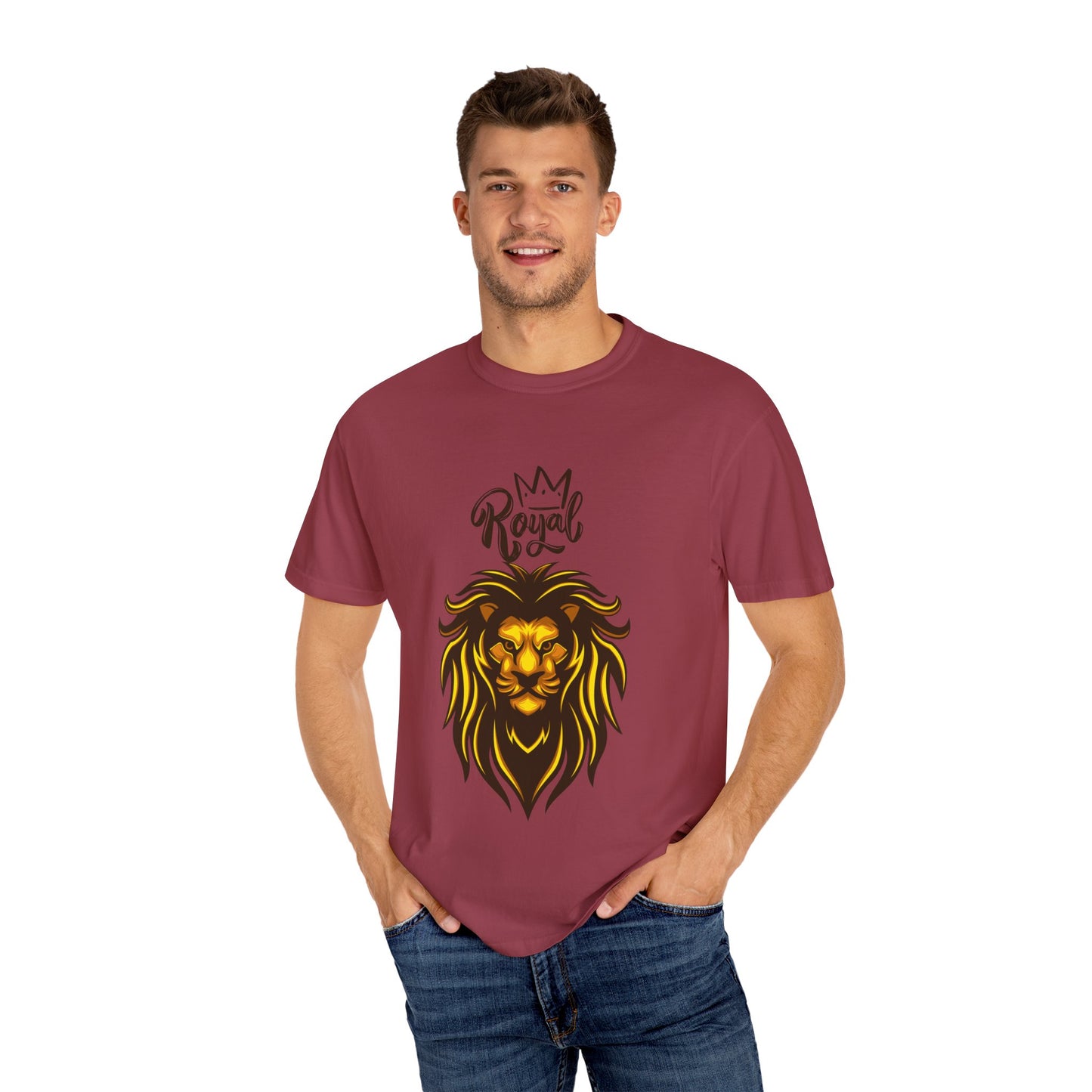 Royal Lion - Men's Garment T-shirt - Sober Symphony®