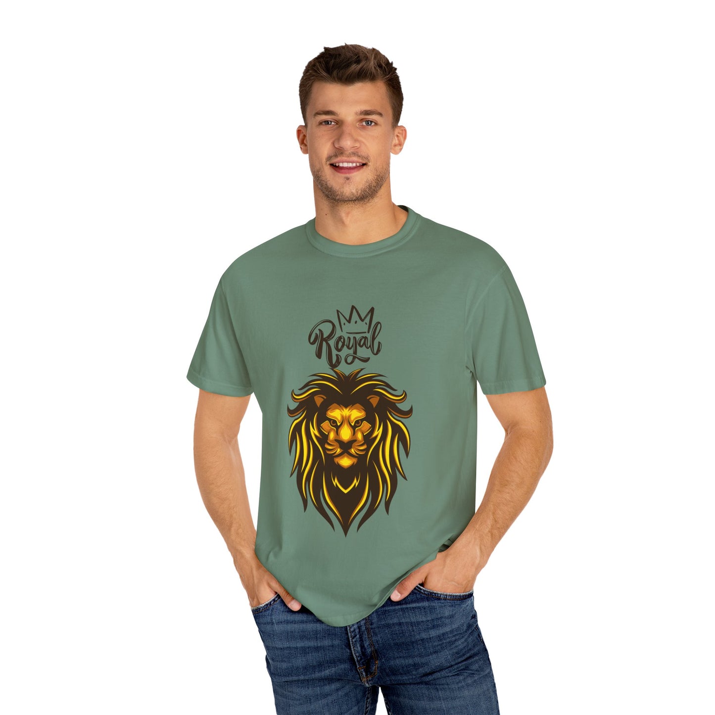 Royal Lion - Men's Garment T-shirt - Sober Symphony®
