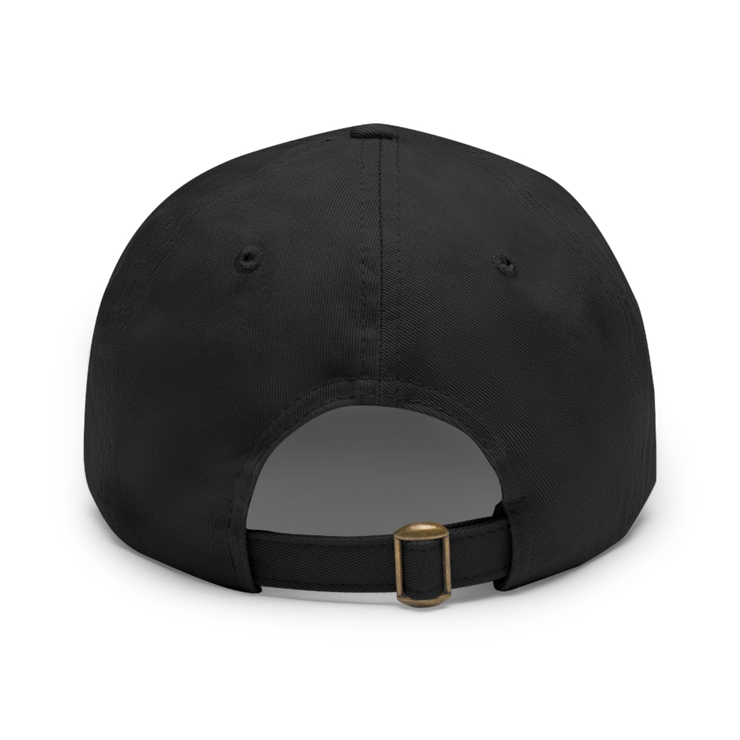 Beach Please - Baseball Cap with Leather Patch (Round)