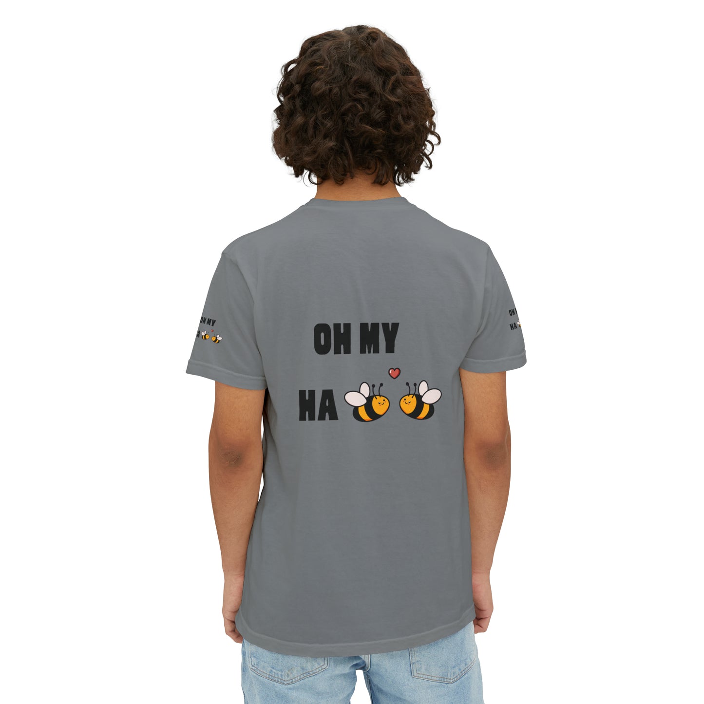 Oh My Ha - Garment-Dyed Pocket T-Shirt - Sober Symphony®