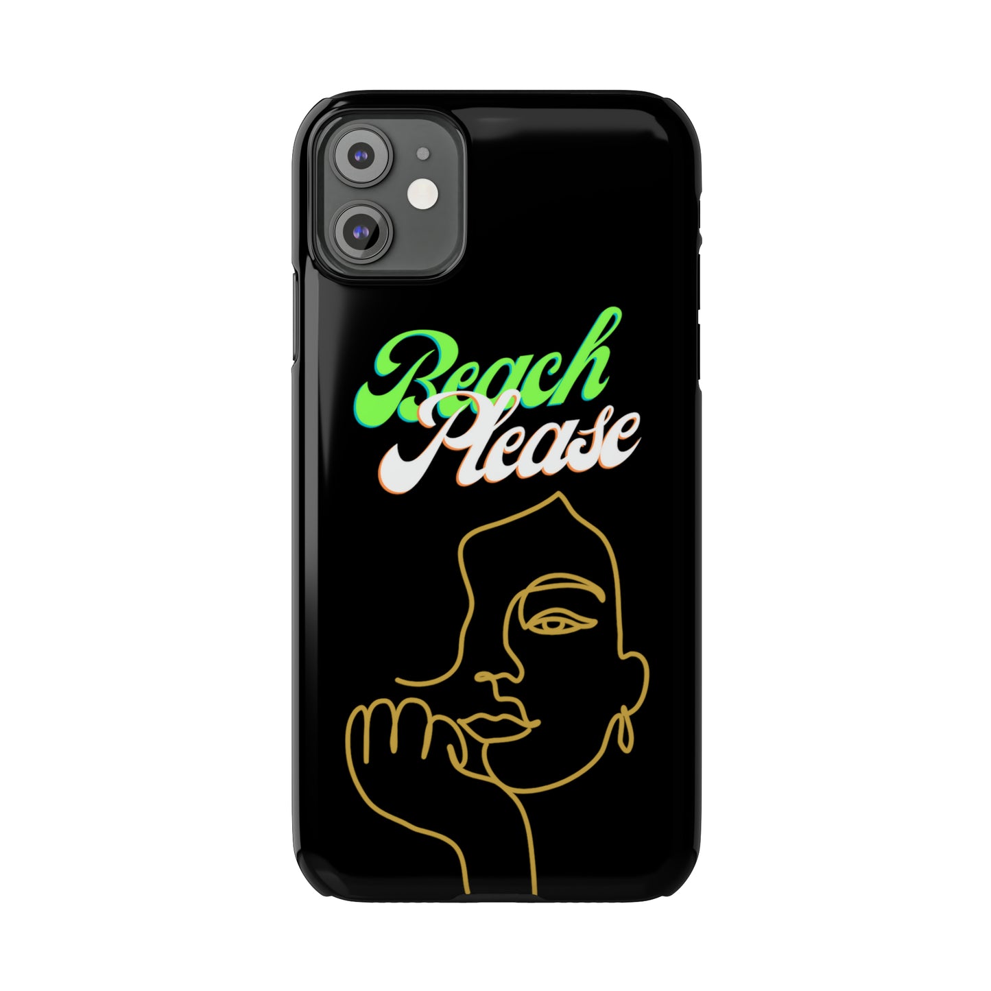 Beach Please - Slim Phone Cases