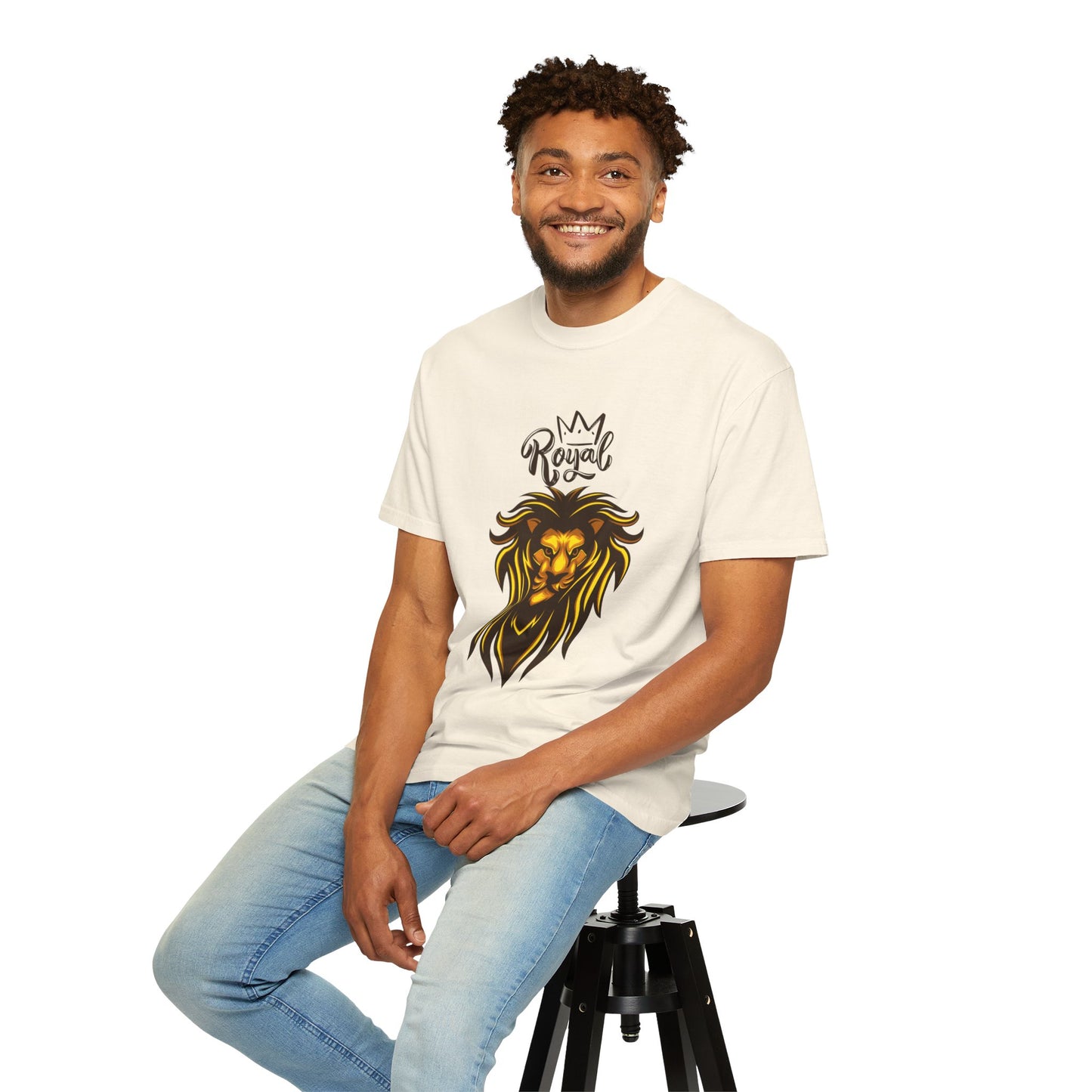 Royal Lion - Men's Garment T-shirt - Sober Symphony®