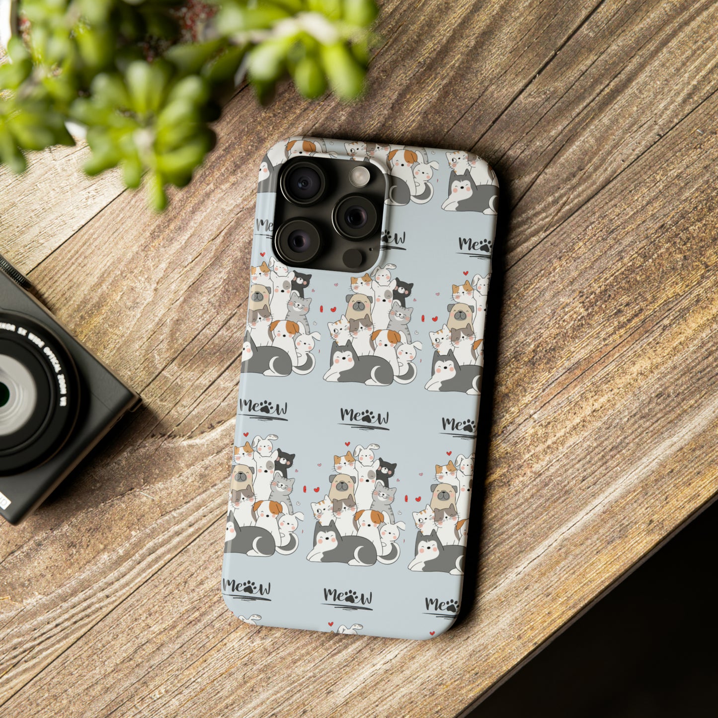 Sober Symphony - MEOW - Slim Phone Cases