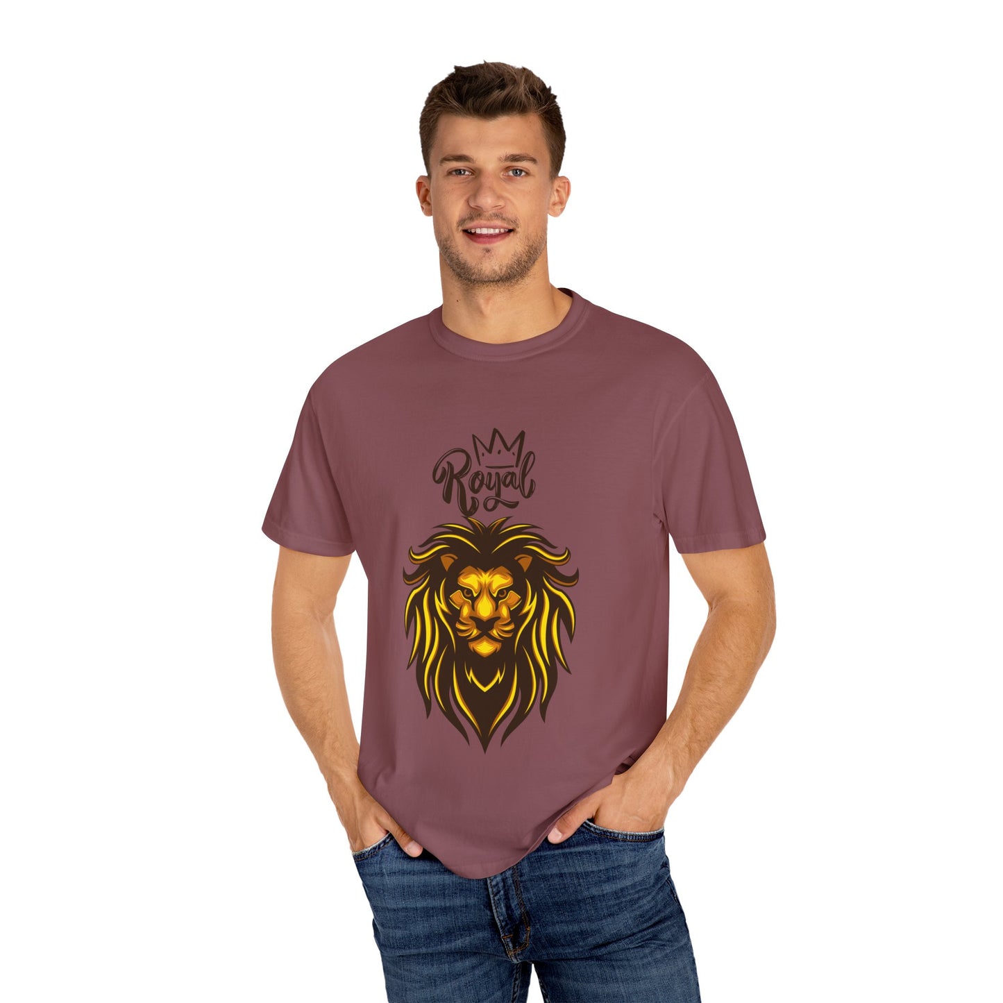 Royal Lion - Men's Garment T-shirt - Sober Symphony®