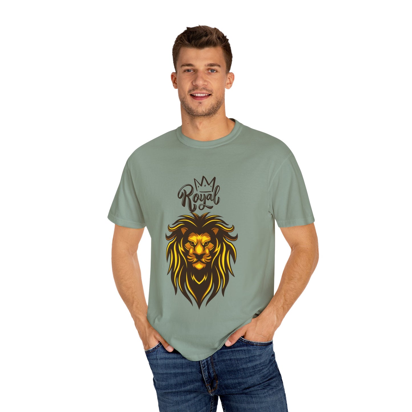 Royal Lion - Men's Garment T-shirt - Sober Symphony®