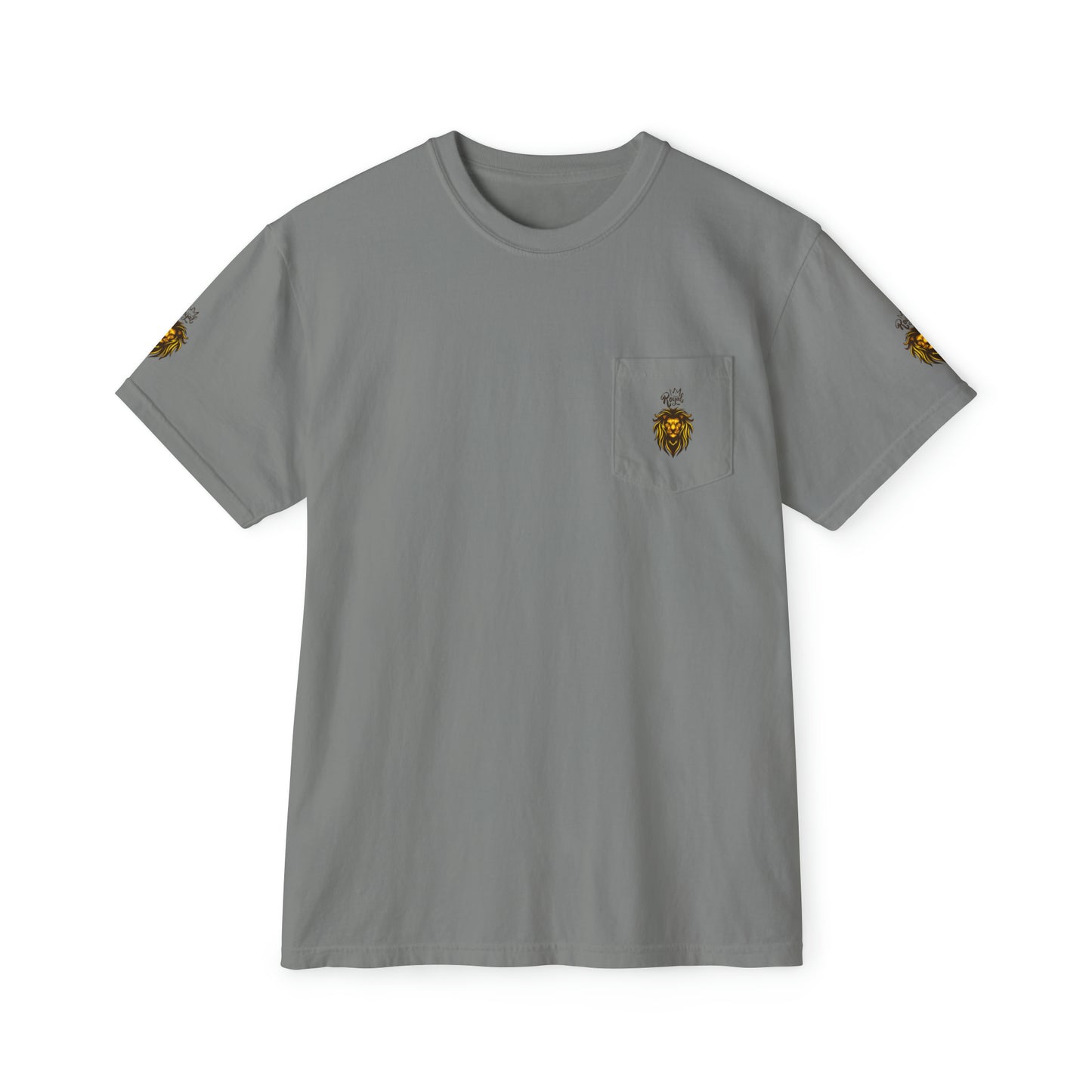 Royal Lion - Garment-Dyed Pocket T-Shirt - Sober Symphony®