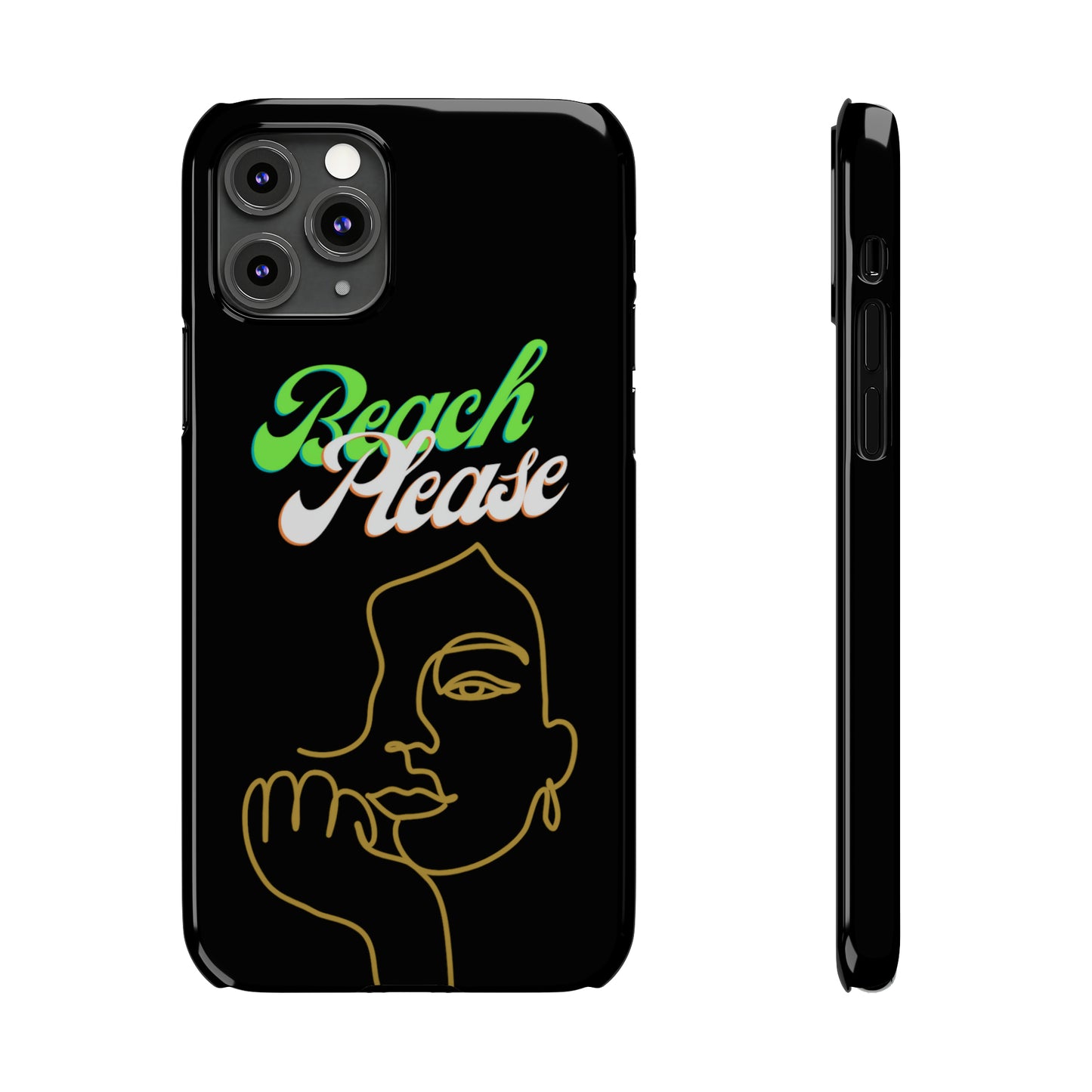 Beach Please - Slim Phone Cases
