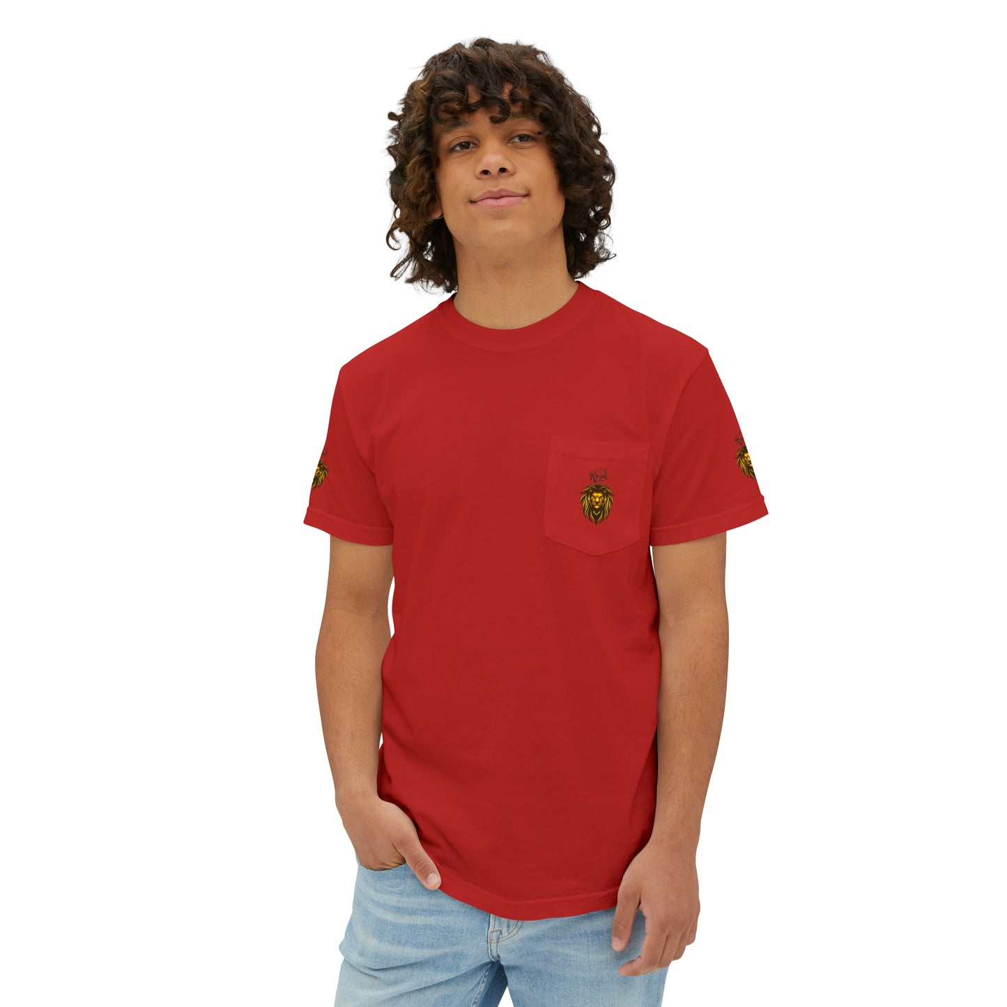 Royal Lion - Garment-Dyed Pocket T-Shirt - Sober Symphony®