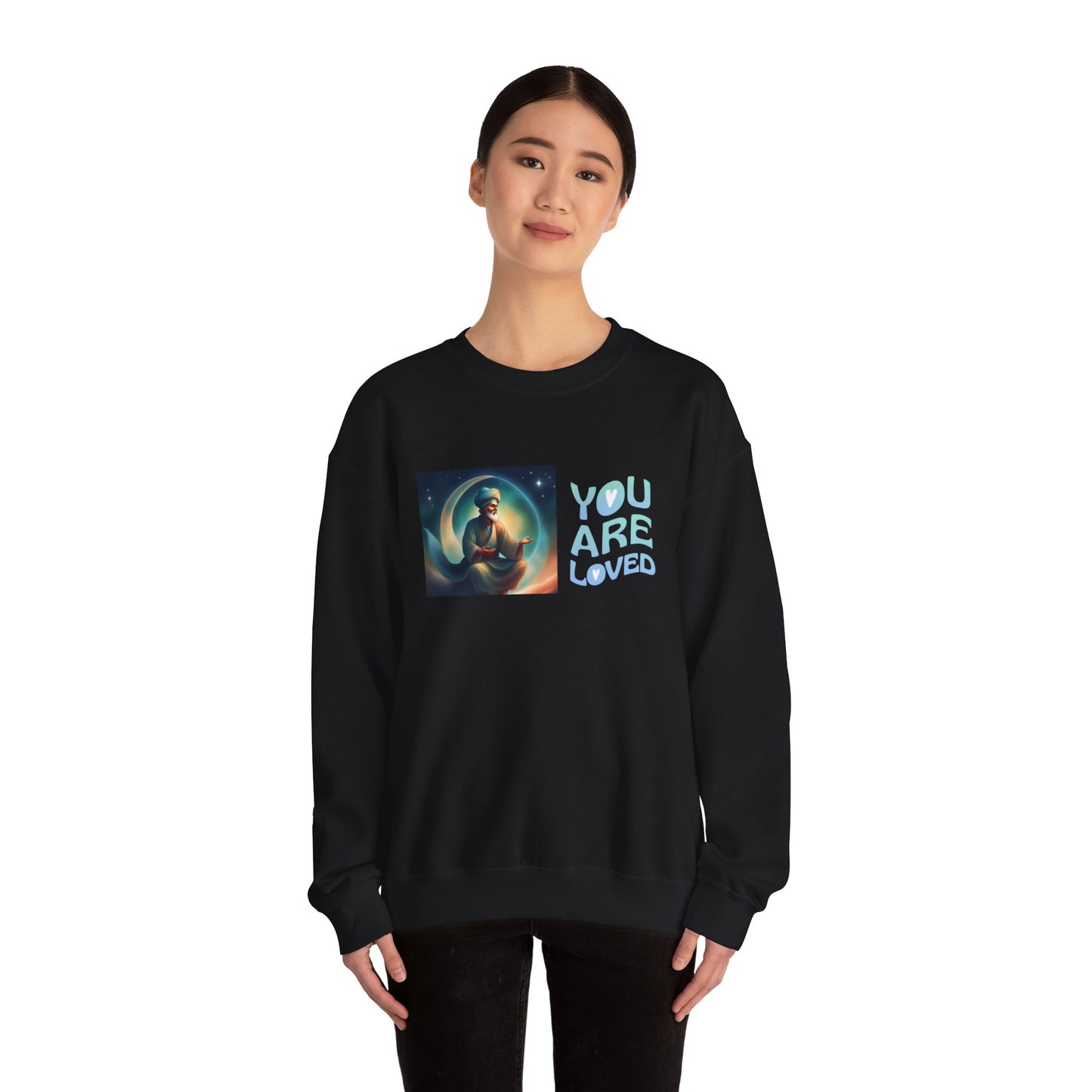 Sober Symphony® - You are Loved - Women Heavy Blend™ Crewneck Sweatshirt