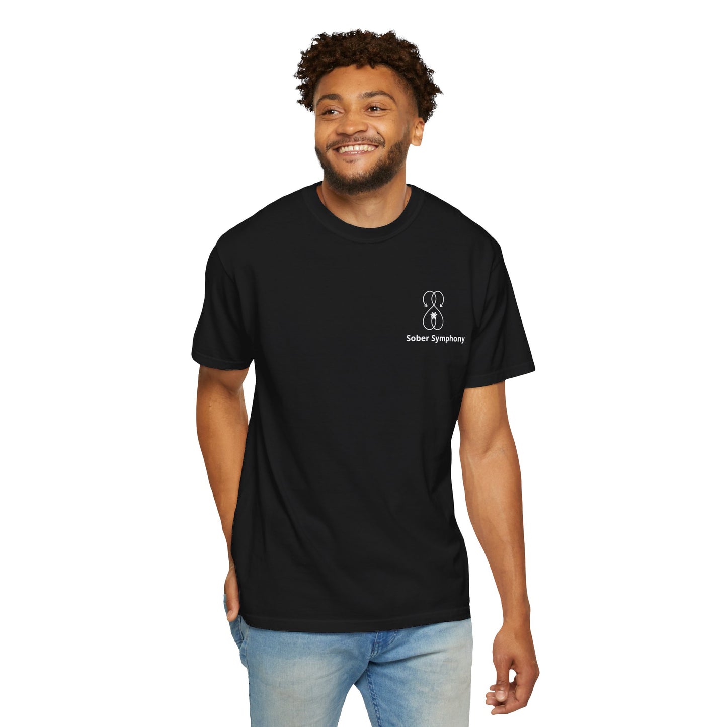 Sober Symphony - Men's Garment-Dyed T-shirt