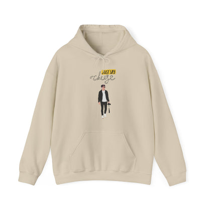 Sober Symphony - Just Say Cheese Men's Heavy Blend™ Hooded Sweatshirt