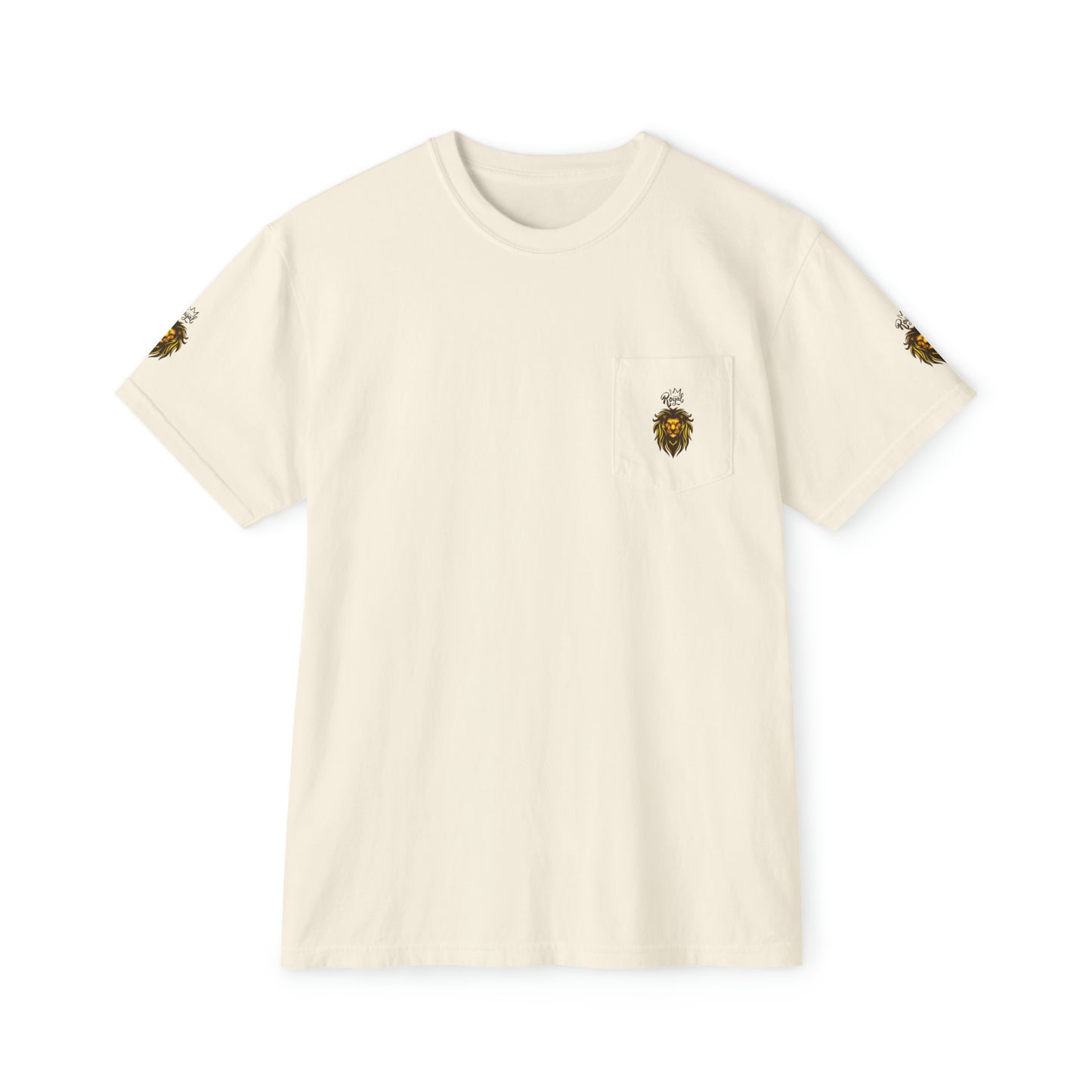 Royal Lion - Garment-Dyed Pocket T-Shirt - Sober Symphony®