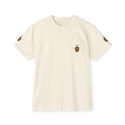 Royal Lion - Garment-Dyed Pocket T-Shirt - Sober Symphony®