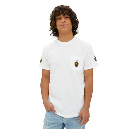 Royal Lion - Garment-Dyed Pocket T-Shirt - Sober Symphony®