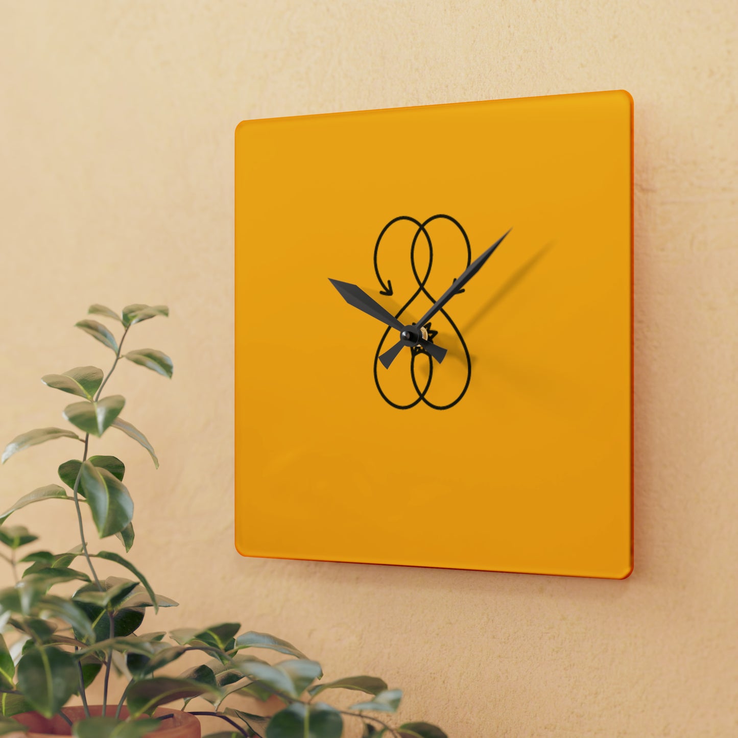 Sober Symphony - Acrylic Wall Clock